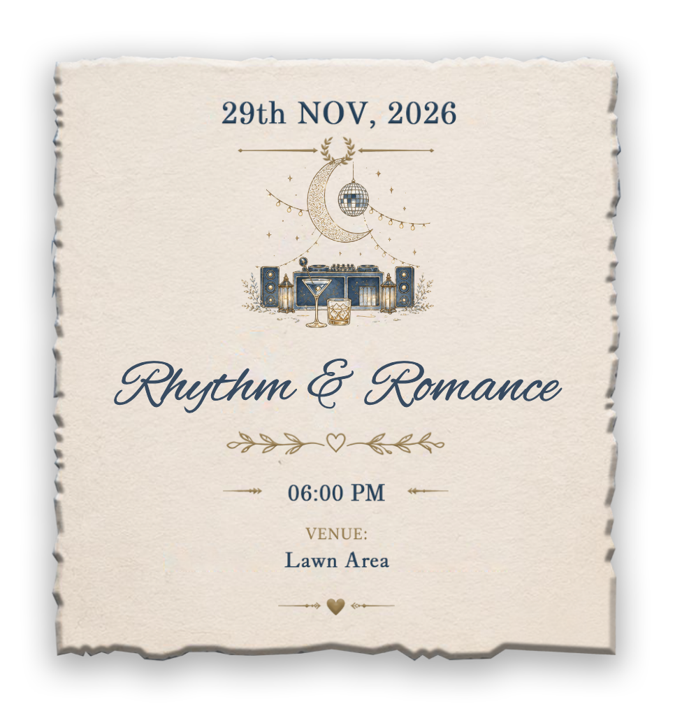 Rhythm & Romance - 29th Nov 2026, 06:00 PM at Lawn Area